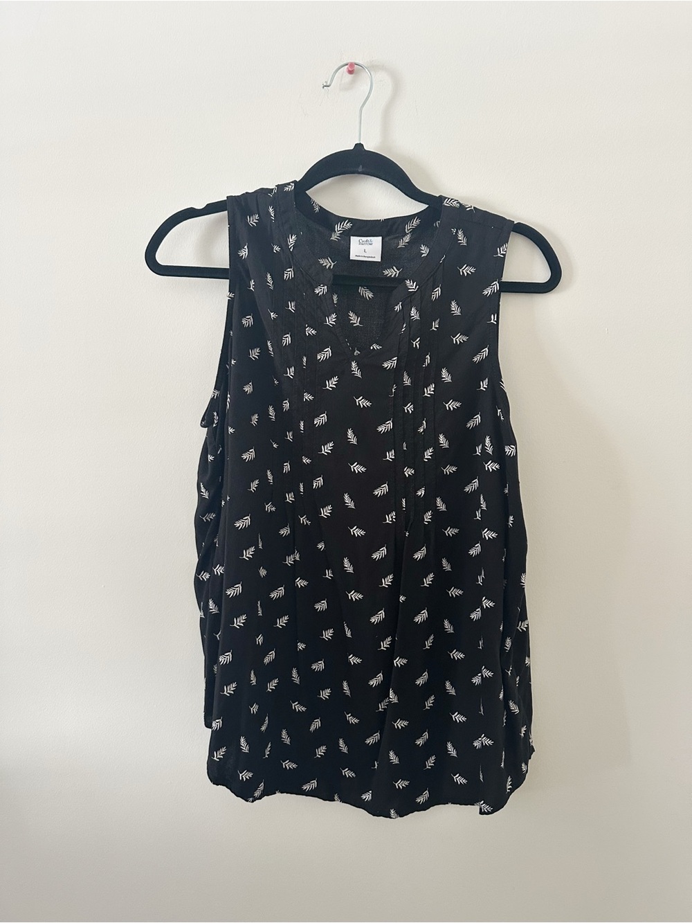 Croft & Barrow Printed Tank Top Large